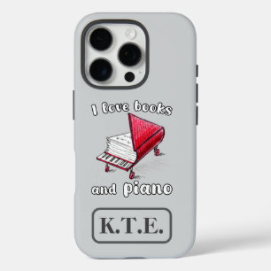 Ich Liebe Bücher und Klavier, authentische Freehan iPhone 16 Pro Hülle