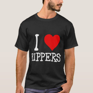 Ich liebe Bücklinge geräucherten Hering Liebhaber T-Shirt