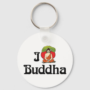 Ich liebe Buddha Anhänger Schlüsselanhänger