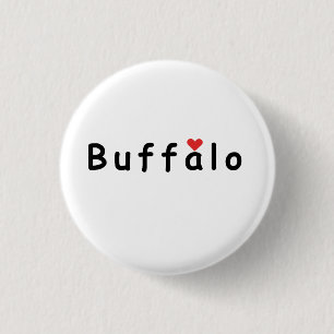 Ich liebe Buffalo Button
