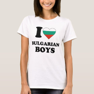 Ich liebe bulgarische Jungen T-Shirt