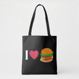 Ich liebe Burger Cheeseburger ungesunde Ernährung