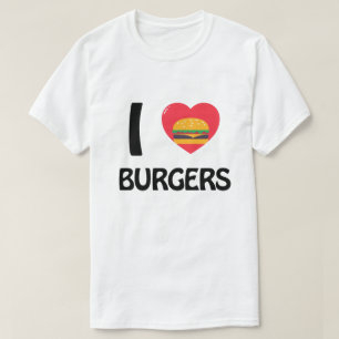 Ich liebe Burger T-Shirt