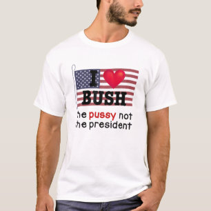 Ich Liebe Bush die USA nicht den Präsidenten T-Shirt