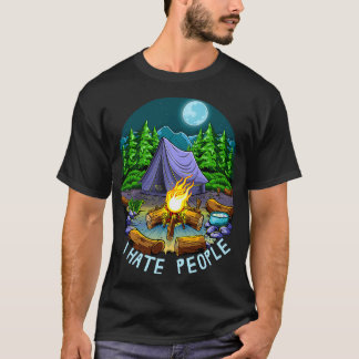 Ich liebe Camping, ich hasse Leute Outrs Lustig Vi T-Shirt