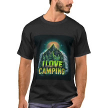 Ich liebe Camping T-Shirt – Outdoor-T-Shirt für Ca