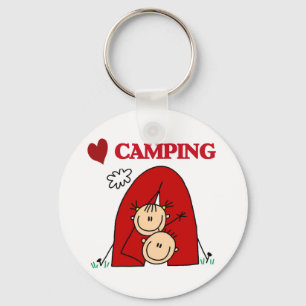 Ich liebe Camping T-Shirts und Geschenke Schlüsselanhänger