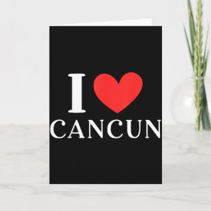 Ich liebe Cancun Mexico Urlaub _3 Karte