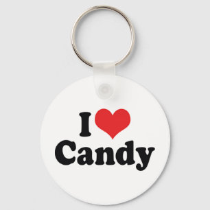 Ich liebe Candy Schlüsselanhänger