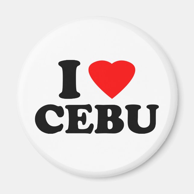 Ich liebe Cebu Magnet (Vorne)