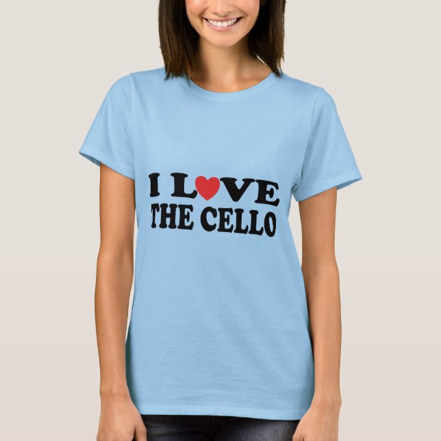 Ich Liebe Cello Womens T - Shirt (Vorderseite)