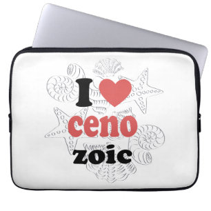 Ich Liebe Cenozoic lustiges Zitat für Wissenschaft Laptopschutzhülle