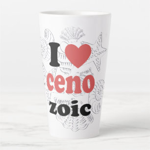 Ich Liebe Cenozoic lustiges Zitat für Wissenschaft Milchtasse