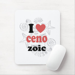 Ich Liebe Cenozoic lustiges Zitat für Wissenschaft Mousepad