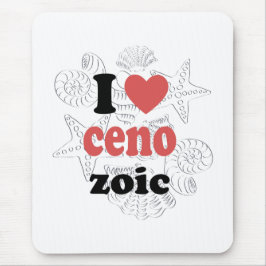 Ich Liebe Cenozoic lustiges Zitat für Wissenschaft Mousepad