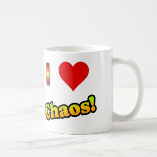 Ich Liebe Chaos! Kaffeebecher Kaffeetasse