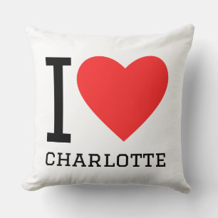 Ich liebe Charlotte Kissen
