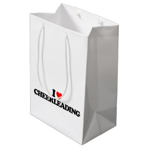 ICH LIEBE CHEERLEADING MITTLERE GESCHENKTÜTE