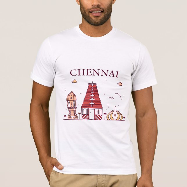 Ich Liebe Chennai! T-Shirt (Vorderseite)