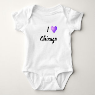 Ich liebe Chicago Baby Strampler