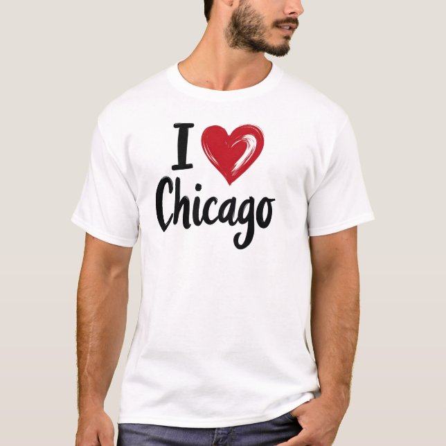 Ich liebe Chicago T-Shirt (Vorderseite)