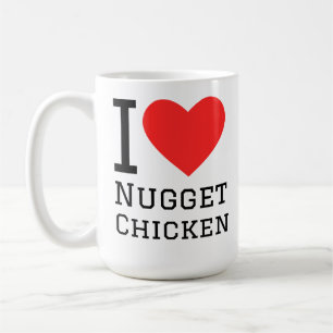 Ich liebe Chicken Nuggets Kaffeetasse