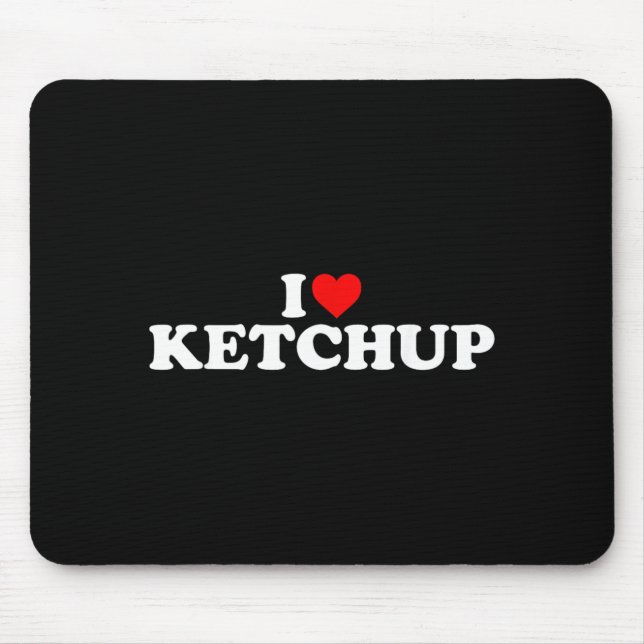 Ich liebe Chup - Herz Mousepad (Vorne)