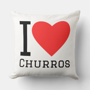 Ich liebe Churros Kissen