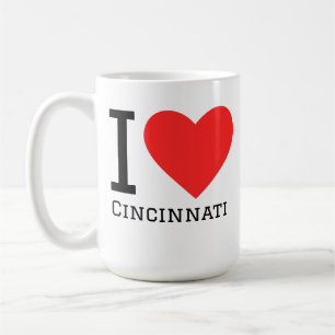 Ich liebe Cincinnati Kaffeetasse