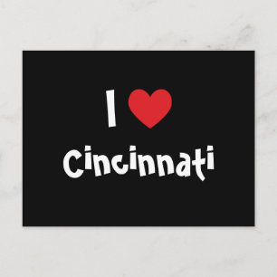 Ich liebe Cincinnati Postkarte