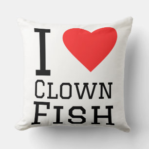 Ich liebe Clownfische Kissen