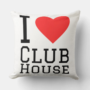 Ich liebe Club House Kissen
