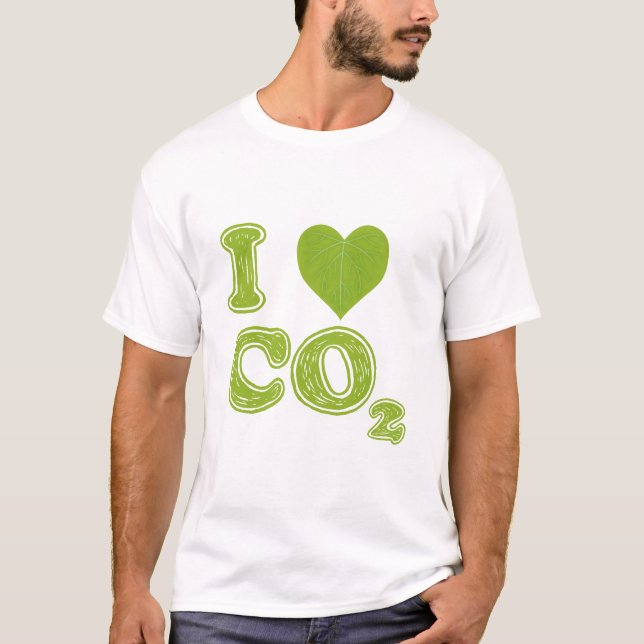 Ich liebe CO2 T-Shirt (Vorderseite)