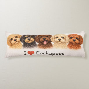 Ich liebe Cockapoos Kissen   Süßes Hunde-Liebhaber