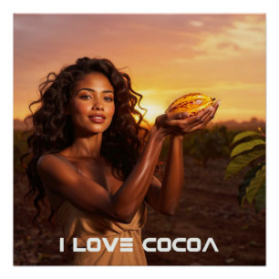 ICH LIEBE COCOA POSTER