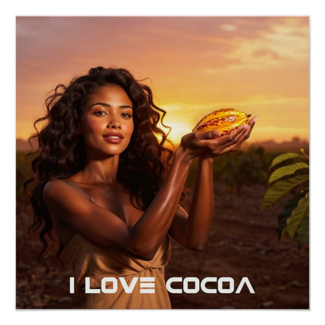 ICH LIEBE COCOA POSTER (Vorderseite)