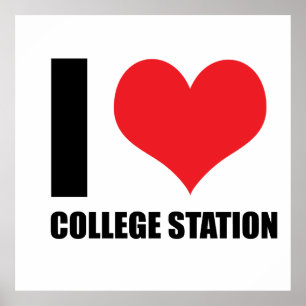 Ich liebe College Station  Poster