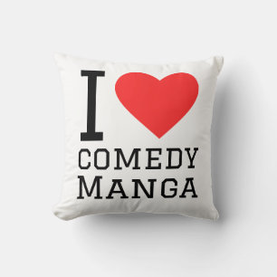 Ich liebe Comedy-Manga Kissen