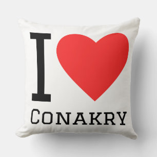 Ich liebe Conakry  Kissen