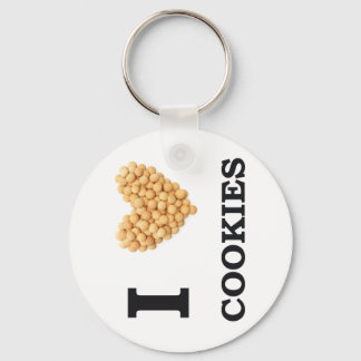 Ich Liebe Cookies Schlüsselanhänger