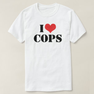 Ich liebe Cops T-Shirt