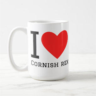 Ich liebe Cornish Rex Kaffeetasse