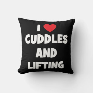 Ich Liebe Cuddles und Heftgewichte - Funny Novelle Kissen