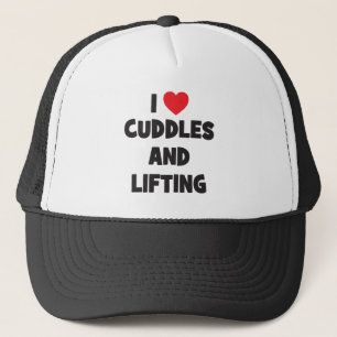Ich Liebe Cuddles und Heftgewichte - Funny Novelle Truckerkappe