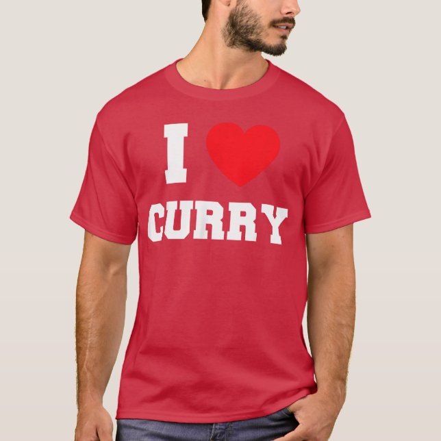 Ich liebe Curry-Freunde T-Shirt (Vorderseite)