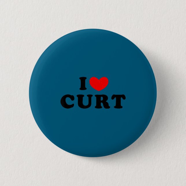 Ich liebe Curt, ich mag Curt  Button (Vorderseite)