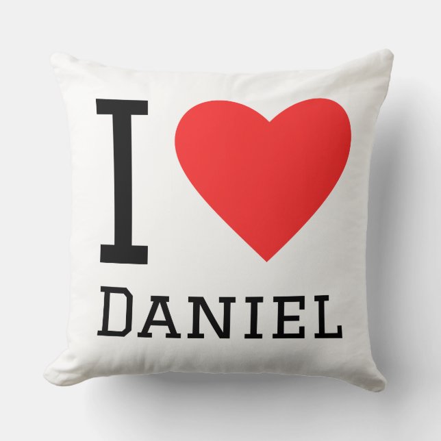 Ich liebe Daniel Kissen (Vorderseite)