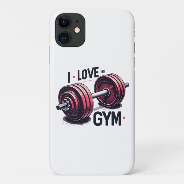 Ich liebe das Fitnessstudio Case-Mate iPhone Hülle (Rückseite)