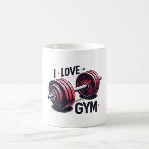 Ich liebe das Fitnessstudio Kaffeetasse