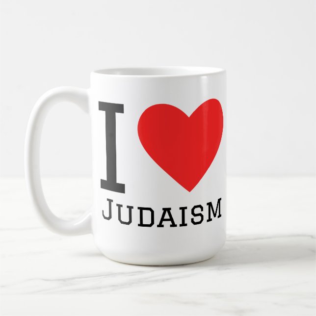 Ich liebe das Judentum  Kaffeetasse (Links)